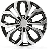 Los mejores  - Cartrend 4 x Tapacubos Daytona Negro-Plata 15 Pulgadas